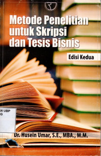 Metdoe Penelitian untuk Skripsi da Tesis Bisnis