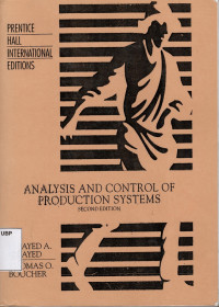 Analysis And Control Of Production Systems