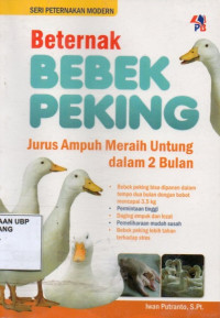 Beternak Bebek Peking