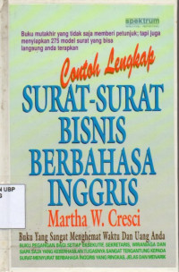 Contoh Lengkap Surat-Surat Bisnis Berbahasa Inggris