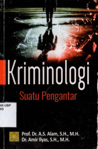 Kriminologi: Suatu Pengantar