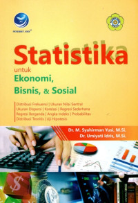 Statistika: Untuk Ekonomi, Bisnis dan Sosial