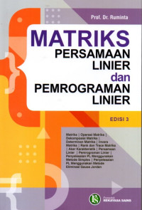 Matriks Persamaan Linier Dan Pemrograman Linier