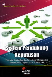 Sistem Pendukung Keputusan: Pengantar, Contoh Soal dan Pembahasan Menggunakan Metode Grafik, Simppleks, SAW, TOPSIS, AHP