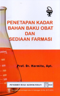 Penetapan Kadar Bahan Baku Obat dan Sediaan Farmasi