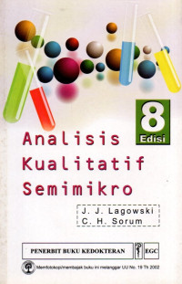 Analisis Kualitatif Semimikro