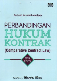 Perbandingan Hukum Kontrak (Comparative Contract Law)