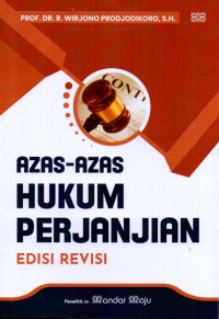 Azas-Azas Hukum Perjanjian (edisi Revisi)