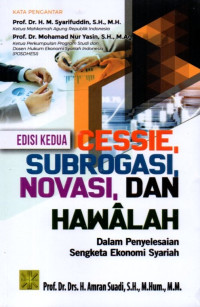 Cessie, Subrogasi, Novasi dan Hawalah dalam Penyelesaian Sengketa Ekonomi Syariah