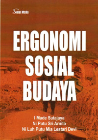 Ergonomi Sosial Budaya