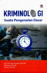 Kriminologi Suatu Pengenalan Dasar