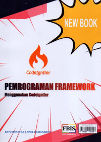 Pemograman Framework Menggunakan Codeigniter