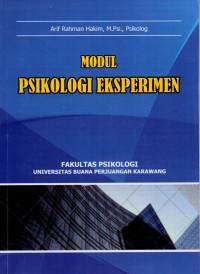 Modul Psikologi Eksperimen