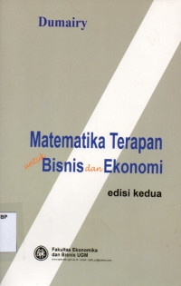 Matematika Terapan untuk Bisnis dan Ekonomi