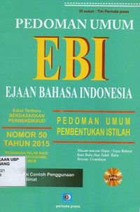 Pedoman Umum Ejaan Bahasa Indonesia