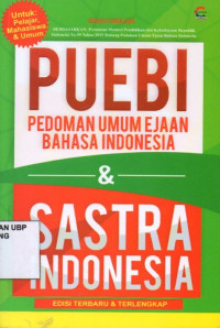 Pedoman Umum Ejaan Bahasa Indonesia & Sastra Indonesia