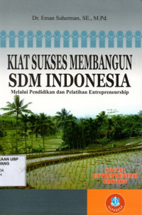 Kiat Sukses Membangun SDM Indonesia: Melalui Pendidikan dan Pelatihan Entrepreneurship