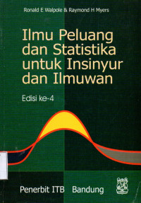 Ilmu Peluang dan Statistika untuk Insinyur dan Ilmuwan