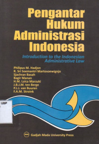 Pengantar Hukum Administrasi Indonesia