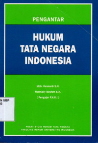 Pengantar Hukum Tata Negara Indonesia