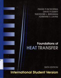 Foundations of heat transfer