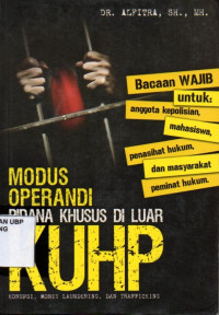 Modus Operandi Pidana Khusus di Luar KUHP