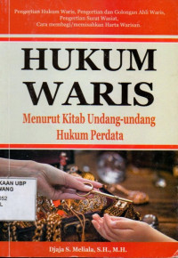 Hukum Waris: Menurut Kitab Undang-undang Hukum Perdata