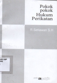 Pokok-pokok Hukum Perikatan