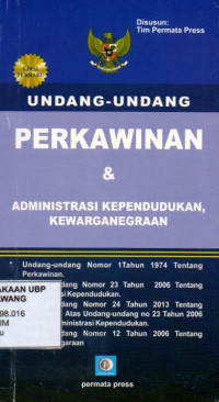 Undang-undang Perkawinan