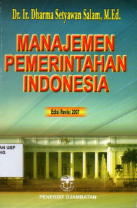 Manajemen Pemrintahan Indonesia